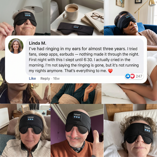 HushMind™- UltraThin Bluetooth Sleep Headphones